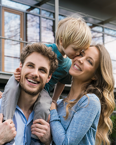 Famille heureuse